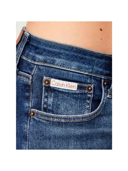 Skinny fit džínsy Calvin Klein Jeans skinny fit modrá