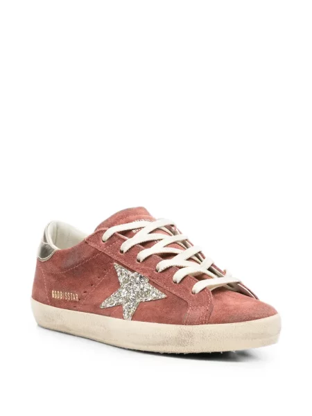 Szarvasbőr sneaker Golden Goose piros