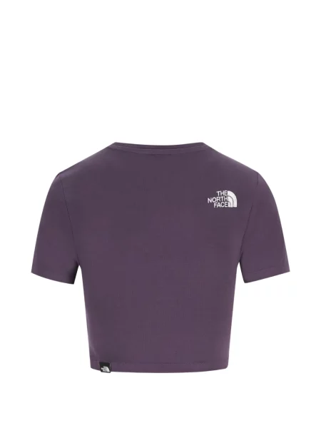Decupat tricou The North Face cu imagine violet
