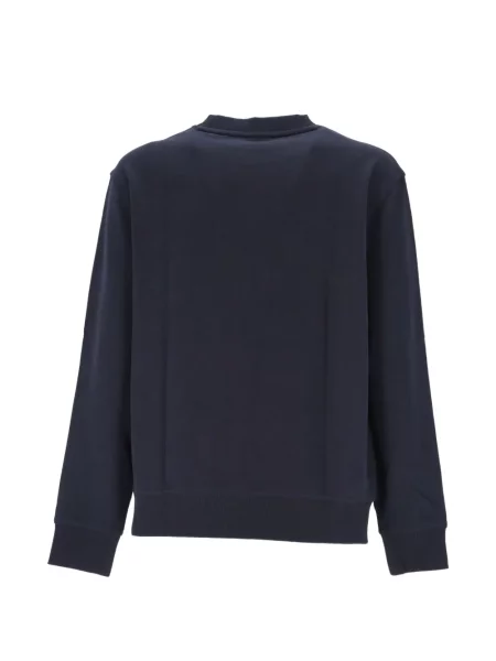 Hanorac Boss cu broderie din material terry albastru