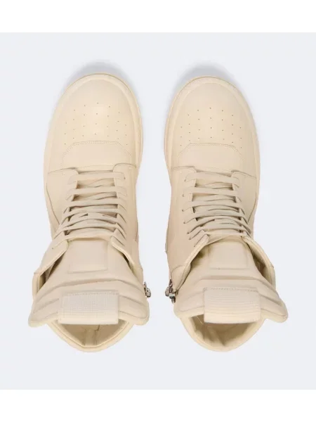 Sneakerși Rick Owens din piele alb