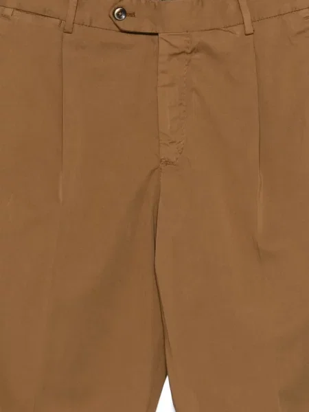 Pantaloni Pt Torino plisate maro