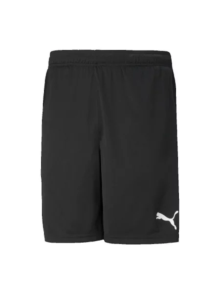 PUMA Sportske hlače Team Rise / bijela crna
