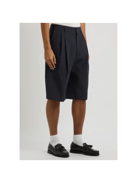 Krótkie szorty Dries Van Noten czarne