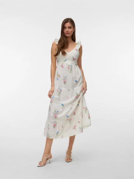 VERO MODA Ruha VMDICTHE kék / zöld / rózsaszín fehér