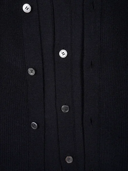 Vlněný kardigan Comme Des Garçons Homme Plus modrý