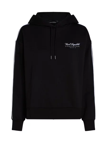 Karl Lagerfeld Hanorac Hotel | Oversize fit negru