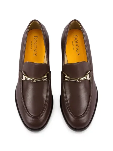 Pantofi loafer Doucal's din piele maro