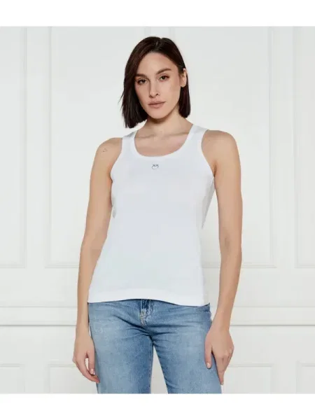 Top Pinko alb