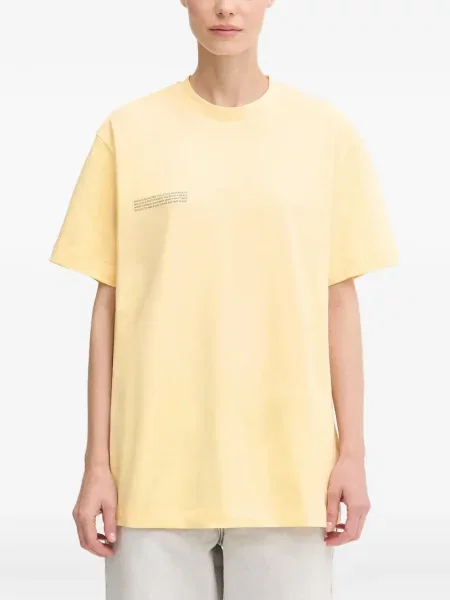 Tricou Pangaia cu imagine galben