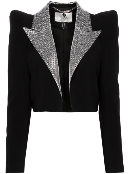 Cropp sacou Nissa de cristal negru