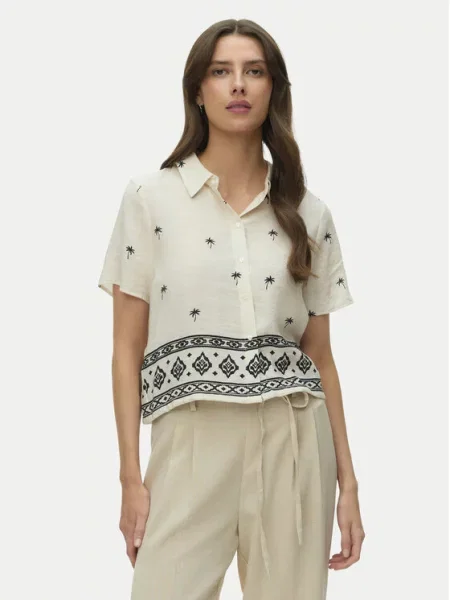 Vero Moda Marškiniai Kai smėlio