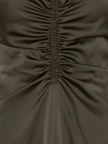 Rochie maxi Rotate Birger Christensen cu decolteu în V verde