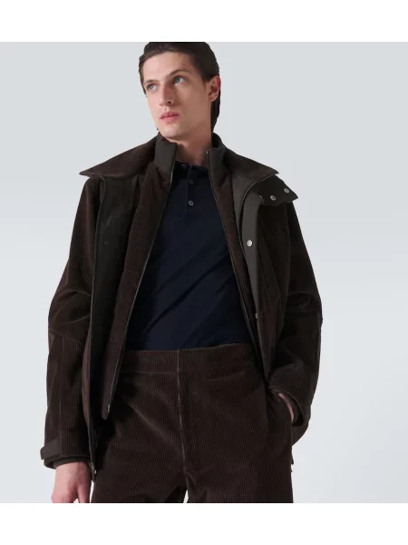 Polo Zegna de lână albastru