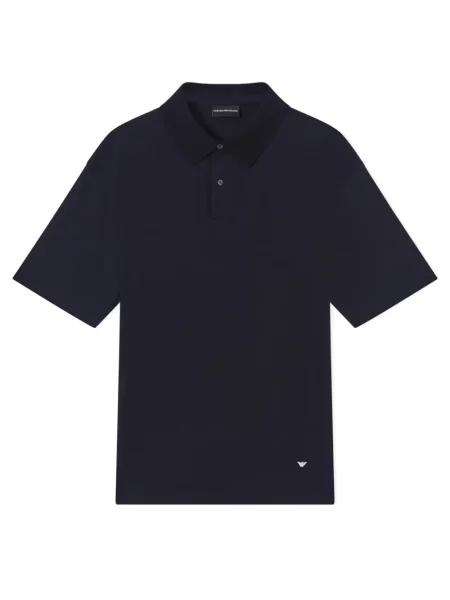 Polo Emporio Armani με αυτόγραφο μπλε