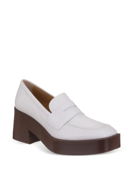 Pantofi loafer Tod's din piele alb