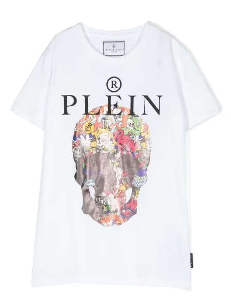 Koszulka dziecięca Philipp Plein biała