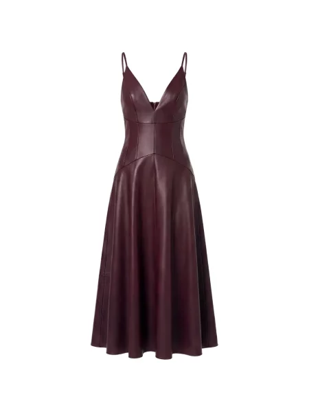 Rochie midi Nicholas roșu