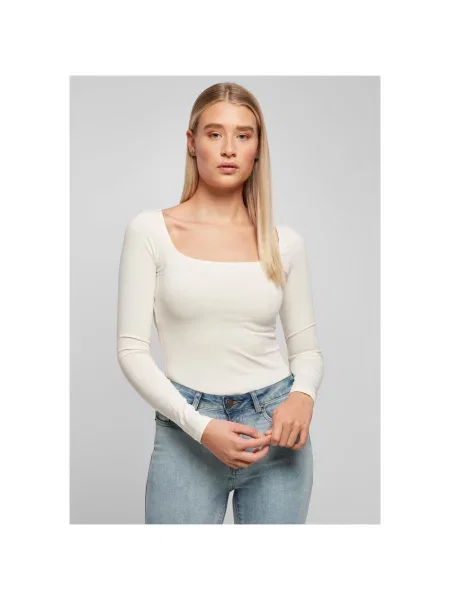 Koszulka Urban Classics z długim rękawem biała