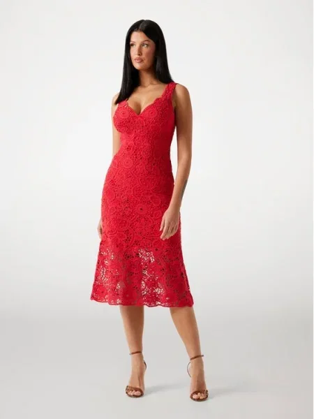 Guess Rochie cocktail roșu