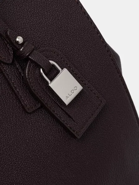 Кожаная сумка шоппер Aldo
