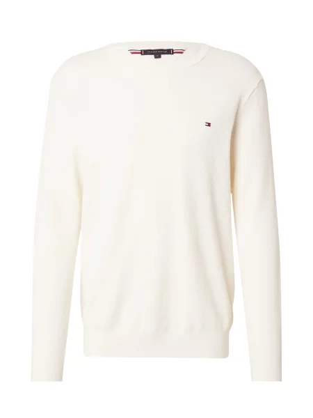 TOMMY HILFIGER Pulover ESSENTIAL deschis bej