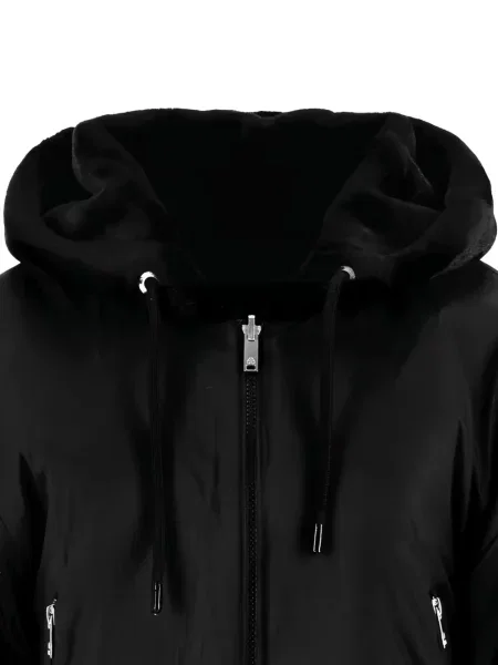 Geacă bomber Moose Knuckles cu glugă negru