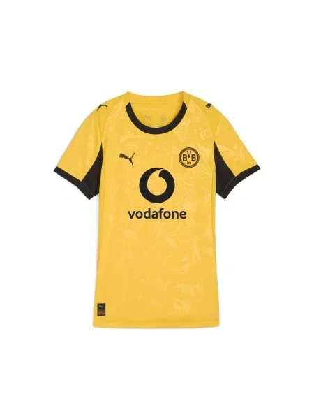 PUMA koszulka pucharowa Borussia Dortmund Sport Żółty Sizzle/Czarny XXS czarna