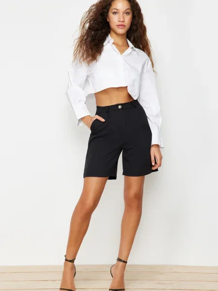 Bermudy Trendyol czarne