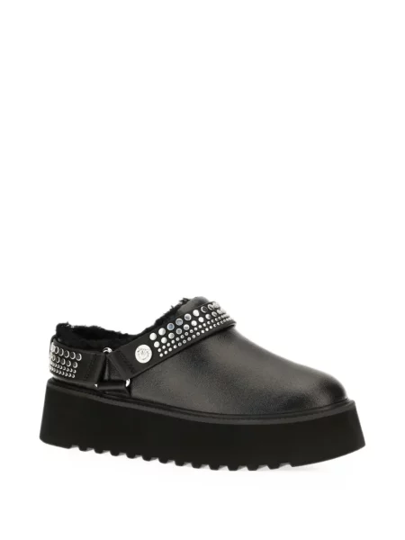 Cizme scurte Pinko din piele negru