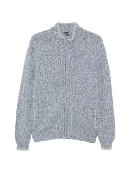Lung cardigan Fedeli albastru