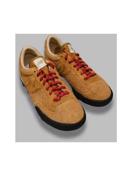 Sneakersy New Balance zamszowe brązowe