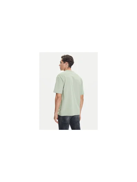 BOSS Póló Te_Voyage Relaxed Fit zöld