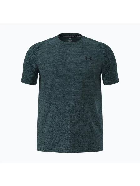 Tricou de antrenament pentru bărbați Under Armour Vanish Elite Seamless rack green/black negru
