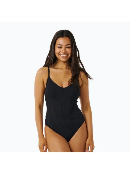 Strój kąpielowy jednoczęściowy Rip Curl Premium Cheeky czarny