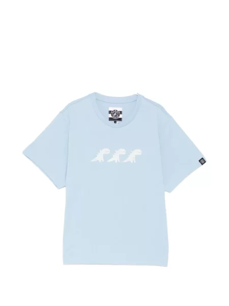 Koszulka Sport B. By Agnès B. z naszywkami niebieska