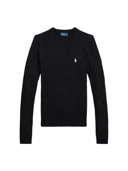 Sweter Ralph Lauren z logo czarny