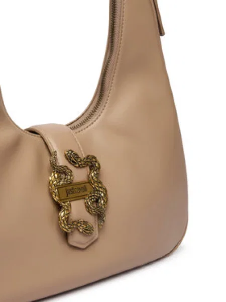 Torbica Just Cavalli Iconic Snakes Tamno bež