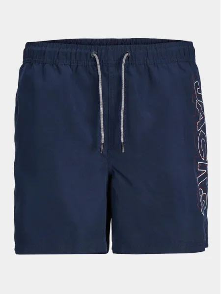 Jack & Jones Junior Pantaloni scurți pentru înot Fiji Double Logo Bleumarin