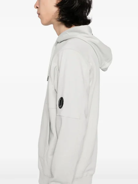 Hanorac cu glugă C.p. Company din fleece gri