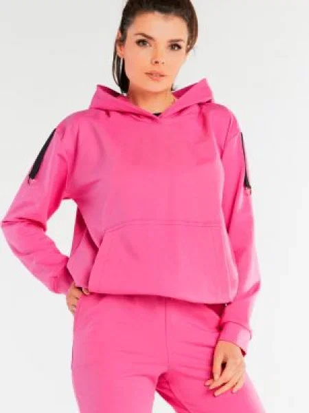 Bluza z kapturem Infinite You różowa