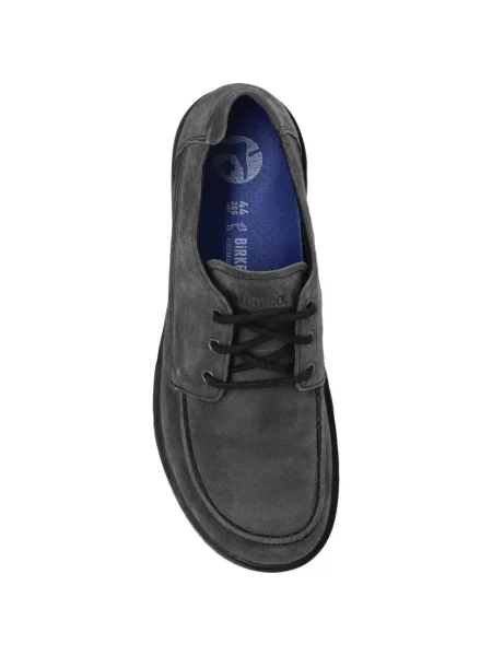 Pantofi Birkenstock din nubuc gri