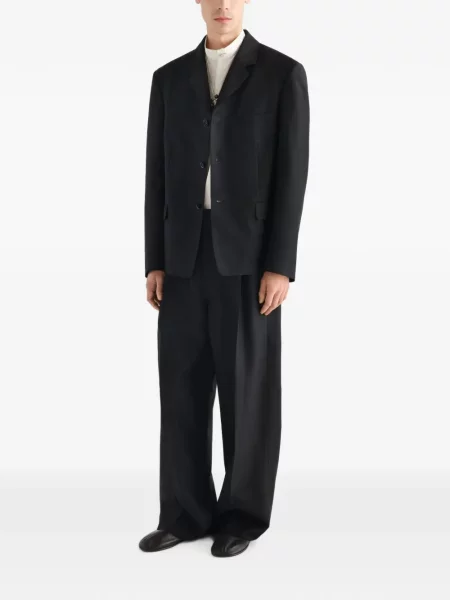 Pantaloni Lemaire de lână negru