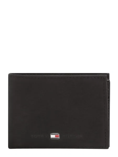 Tommy Hilfiger portofel de piele Johnson Mini negru