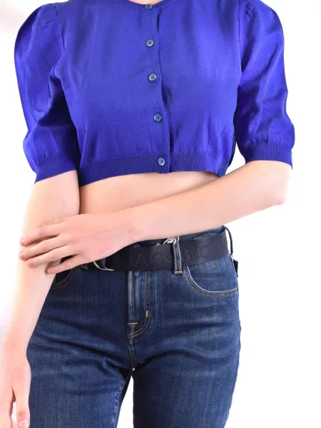 Krótki kardigan Boutique Moschino niebieski