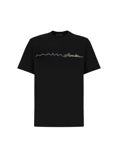 Koszulka polo Moncler czarna