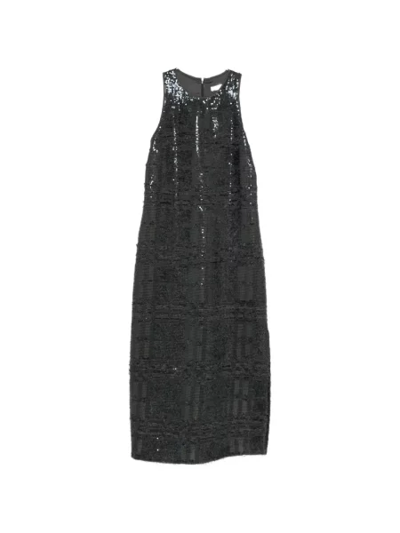 Rochie midi Peserico cu paiete gri