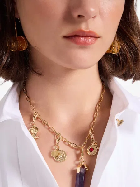 Colier La Doublej auriu