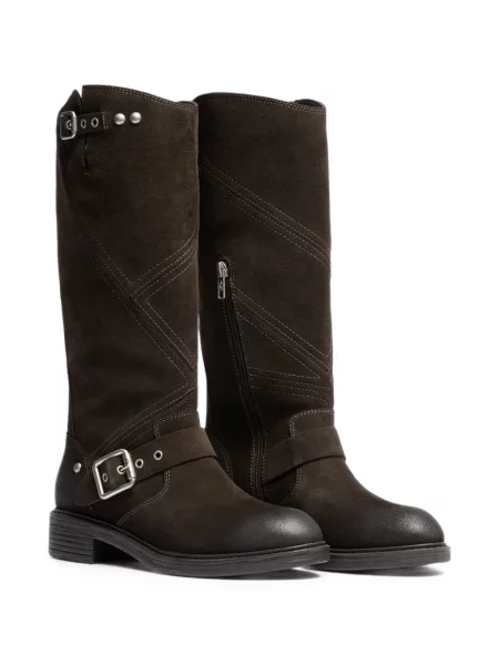 Botine Ash cu cataramă maro
