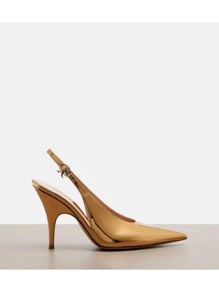 Pantofi cu toc Gianvito Rossi din piele slingback